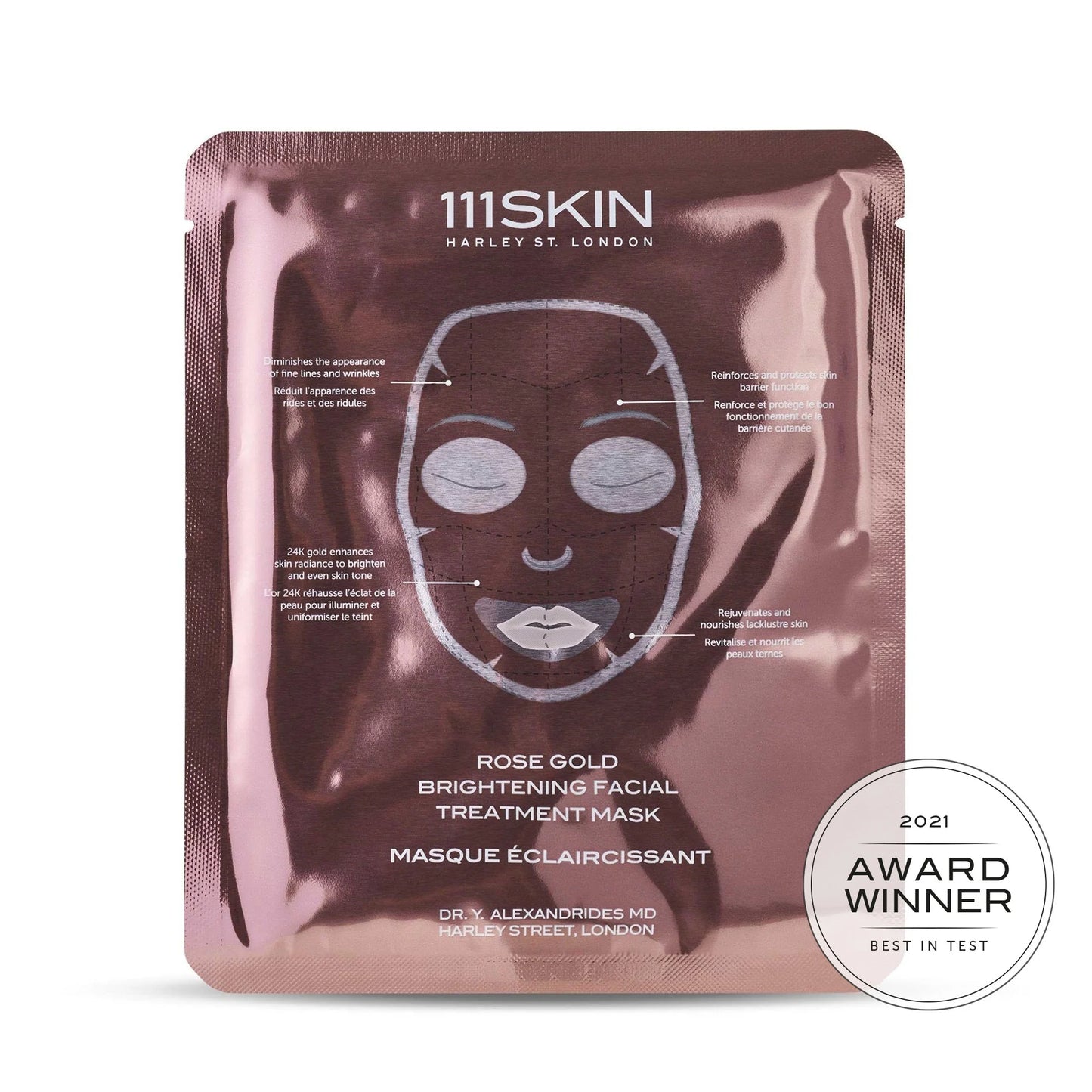 ROSE GOLD BRIGHTENING FACIAL TREATMENT MASK
